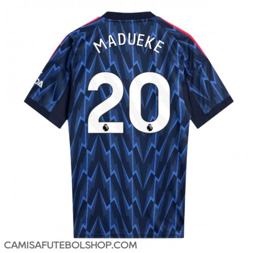 Camisa de time de futebol Arsenal Noni Madueke #20 Replicas 2º Equipamento 2025-26 Manga Curta